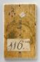 Wing, right (fragment of a diptych), 2 registers, 4 arches across (frise d'arcatures) (Back)