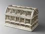 Box with pitched lid