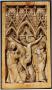 Panel, 1 register, 3 arches across (plaquette; frise d'arcatures) (Front)