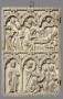 Wing, left (fragment of a diptych), 2 registers, 3 arches across (frise d'arcatures) (Front)