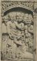 Wing, left (fragment of a diptych), 1 register, 1 arch across (plaquette) (Front)
