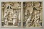 Diptych, 1 register, 1 arch across (plaquette) (Front)