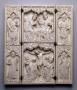 Triptych, 2 registers, with ogee arches; known as the Triptych of John Grandisson (Front)