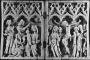 Diptych, 1 register, 3 arches across (plaquettes; frise d'arcatures) (Front)