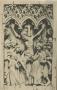 Wing, right (fragment of a diptych), 1 register, 3 arches across (plaquette; frise d'arcatures) (Front)