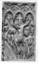 Wing, right (fragment of a diptych), 1 register, 3 arches across (plaquette; frise d'arcatures) (Front)