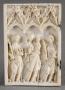 Wing, left (fragment of a diptych), 1 register, 3 arches across (frise d'arcatures; plaquettes) (Front)
