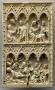 Wing, right (part of a diptych), 2 registers, 4 arches across (frise d'arcatures; colonnettes) (Front)