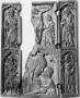 Triptych, 2 registers, with ogee arches; also known as the 'Grandisson Triptych' (Front)