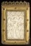 Wing, right (fragment of a diptych) or writing tablet, 1 register, 3 arches across (frise d'arcatures; plaquette; tablette à écrire); later reused as a pax (baiser de paix) (Front)