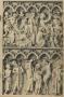 Diptych, 2 registers, 5 arches across (frise d'arcatures) (Wing, right)