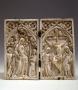 Diptych, 1 register, 1 arch across (plaquettes) (Front)