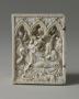Wing, left (fragment of a diptych), 1 register, 3 arches across (plaquette; frise d'arcatures) (Front)