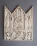 Gabled triptych, 2 registers (colonnettes) (Front)
