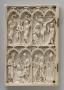 Wing, left (fragment of a diptych), 2 registers, 4 arches across (frise d'arcatures; colonnettes) (Front)