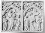 Diptych, 1 register, 1 arch across (plaquettes) (Front)