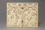 Diptych, 1 register, 1 arch across (plaquettes) (Front)