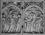 Diptych, 1 register, 1 arch across (plaquettes) (Front)