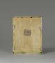 Centre panel (fragment of a polyptych), 1 register, 1 trefoil arch across (plaquette; colonnettes) (Back)