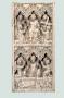 Wing, right (fragment of a diptych), 2 registers, 3 arches across (frise d'arcatures) (Front)
