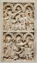 Wing, left (fragment of a diptych), 2 registers, 3 arches across (frise d'arcatures) (Front)