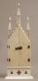 Gabled triptych, 2 registers (colonnettes; frise d'arcatures) (Front, closed)