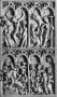 Diptych, 2 registers, 4 arches across (frise d'arcatures; colonnettes) (Wing, right)