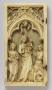 Wing, left (fragment of a diptych), 1 register, 1 arch across (plaquette) (Front)