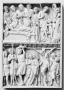 Wing, left (fragment of a diptych), 2 registers, band of rosettes (décor de roses) (Front)