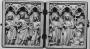 Diptych, 1 register, 3 arches across (plaquettes; frise d'arcatures) (Front)