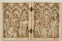 Diptych, 1 register, 3 arches across (frise d'arcatures) (Front)