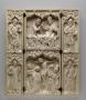 Triptych, 2 registers, with ogee arches; known as the Triptych of John Grandisson (Front)