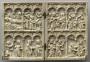 Diptych, 2 registers, 4 arches across (frise d'arcatures; colonnettes) (Front)