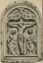 Pax, 1 ogee arch across (baiser de paix) (Front)