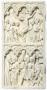 Wing, left (part of a diptych), 2 registers, 3 arches across (frise d'arcatures) (Front)