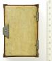 Wing, left (fragment of a diptych), 1 register, 1 arch across (plaquette; colonnettes) (Back)