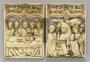 Openwork diptych, 1 register, 1 ogee arch across (plaques ajourées) (Front)