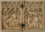 Diptych, 1 register, 4 arches across (plaquettes; frise d'arcatures) (Front)