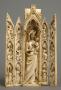 Gabled polyptych, with arches (tabernacle; colonnettes) (Front)