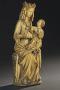 Statuette with band of rosettes (décor de roses); known as 'Vierge de Frigolet' and 'Vierge Martin Le Roy' (Front)