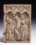 Wing, right (fragment of a diptych), 1 register, 3 arches across (plaquette; frise d'arcatures) (Front)