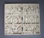 Diptych, 3 registers, 4 arches across (frise d'arcatures; colonnettes) (Front)