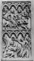 Writing tablets, 2 registers, 4 arches across (frise d'arcatures; tablettes à écrire) (Front)