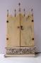 Gabled triptych, 3 registers, trefoil arches (frise d'arcatures; colonnettes) (Front, closed)