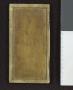 Complete set of writing tablets (six) and case; outer tablets: 1 register, 1 arch across (plaquettes) (Leaf 3 recto)