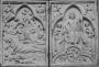 Diptych, 1 register, 1 arch across (plaquettes); also known as Diptyque du Christ Juge (Front)