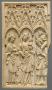 Box for goldsmith scales and weights, 1 register, 3 arches across (boîte à poids et à balance; frise d'arcatures) (Front (lid))