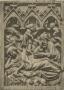 Wing, left (fragment of a diptych), 1 register, 3 arches across (plaquette; frise d'arcatures) (Front)