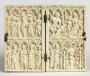 Diptych, 2 registers, 3 full and 2 half arches across (frise d'arcatures) (Front)