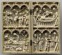Diptych, 2 registers, 3 arches across (frise d'arcatures) (Front)